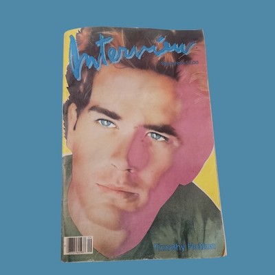 Andy Warhol Interview Magazine TIMOTHY HUTTON 1983 Artistic Fashion Color Kapur