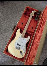 USA Fender Stratocaster 1996 Cream Solid Body...