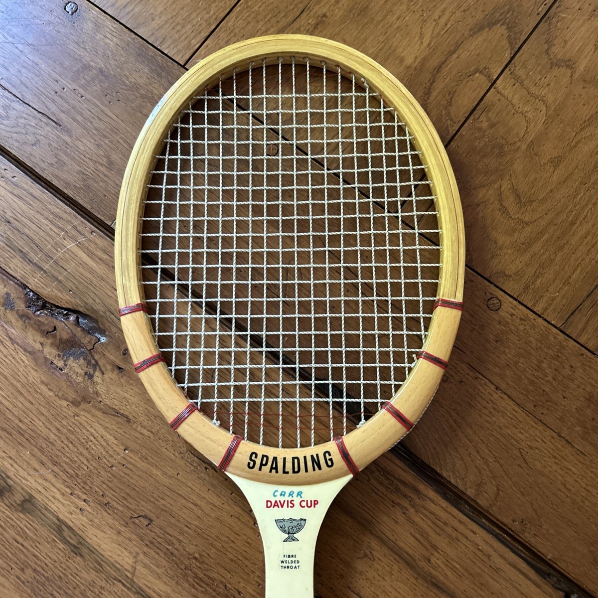 Raquette De Tennis Vintage Spalding Challenge Cup Surdimensionnée En