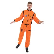 Men's Orange Astronaut Costume