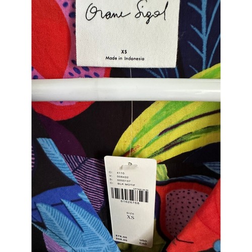 Anthropologie Button Down Size XS NWT Art of Orane Sigal Bonanza Surf Hawaiian - Picture 3 of 7