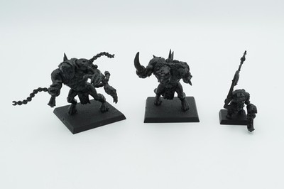 Warhammer Fantasy Battle Skaven Rat Ogres set of 2 plastic miniatures