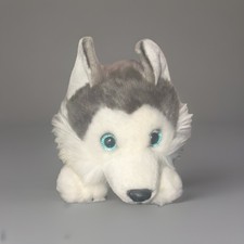 Miyoni by Aurora Wolf Plush 10" Blue Eyes 2016 Stuffed Animal Toy Soft NWT