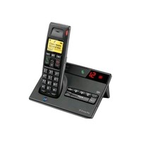 BT DIVERSE 7150 PLUS Single Cordless Telephone Answer Machine (Black)