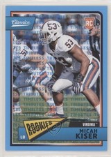 2018 Panini Classics Rookies Timeless Tributes Blue 9/10 Micah Kiser #235 pm6