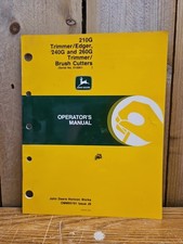 Vintage John Deere Operators Manual 210G 240G 260G Trimmer/Edger OMM95191