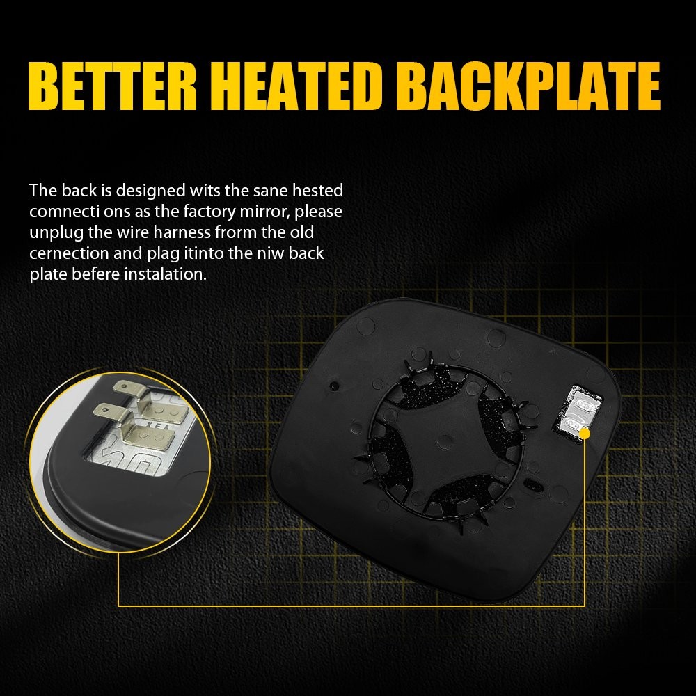 Passenger Side Wing Mirror Fit Glass For Grand Caravan Country 45889 Town 45885 thumbnail 9