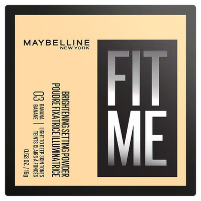 Maybelline Fit Me Loose Powder 03 Banana Brightening Setting 15g Neu & Versiegelt