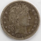 VF+ 1899 Barber Quarter