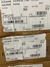 RIXSON OVERHEAD CONCEALED CLOSERS