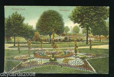 STOCKPORT Cheshire  Colourful  Flower Beds  ,  Vernon Park