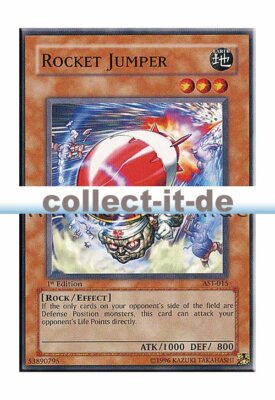 Yugioh - AST-015 - Rocket Jumper - 1. Edition englisch