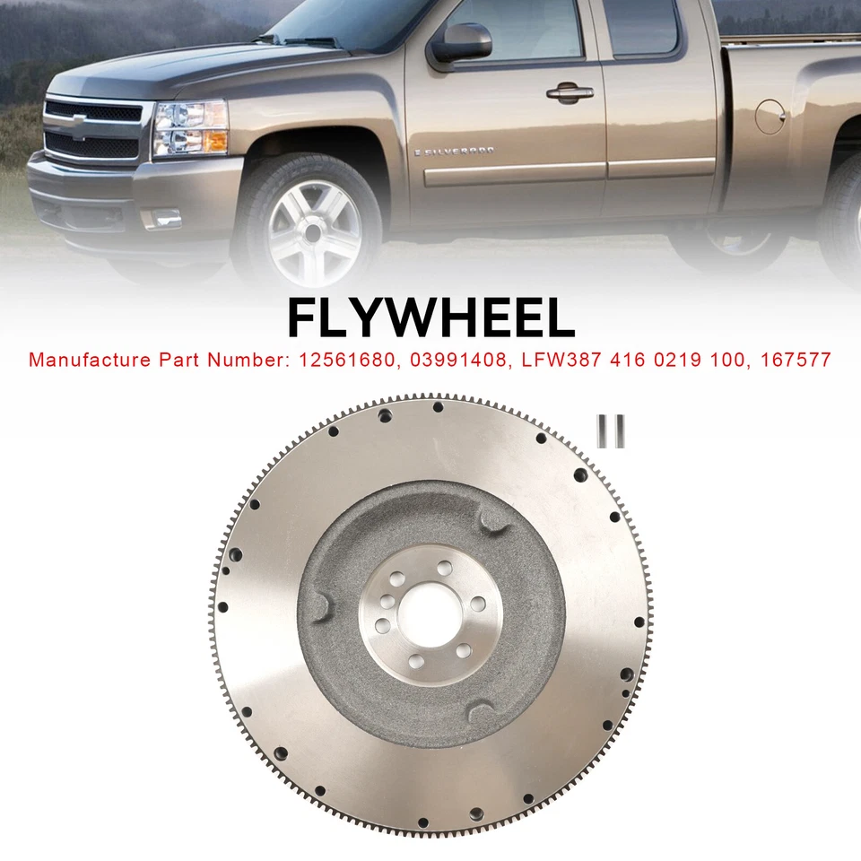 1× 168-Tooth Flywheel For GMC & Chevy Silverado 4.8 5.3 6.0L GEN III IV LS SWAP Foto 4 de 4