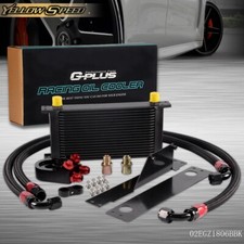 19 Row An10 Aluminum Engine Oil Cooler Fit For 2001-2005 Subaru Impreza Wrxsti
