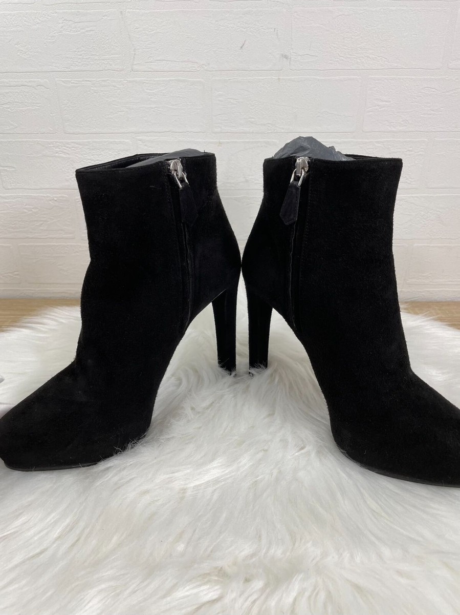 【関税込み】PRADA Ankle boots New Prada Ankle Boots Black Suede Zip Up 36 Authen | eBay