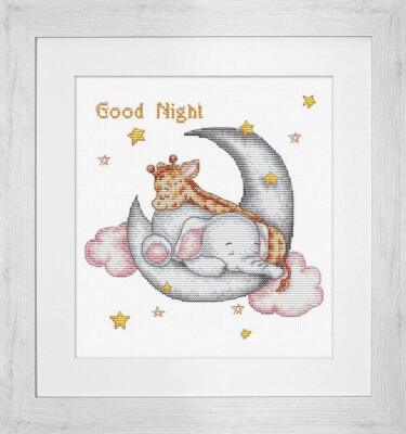 Good night B1192L Luca-S Counted Cross-Stitch Kit