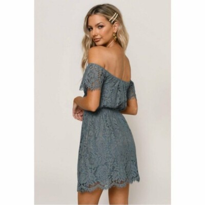 Tobi NWT Eden Lace Skater Dress Women's Medium
