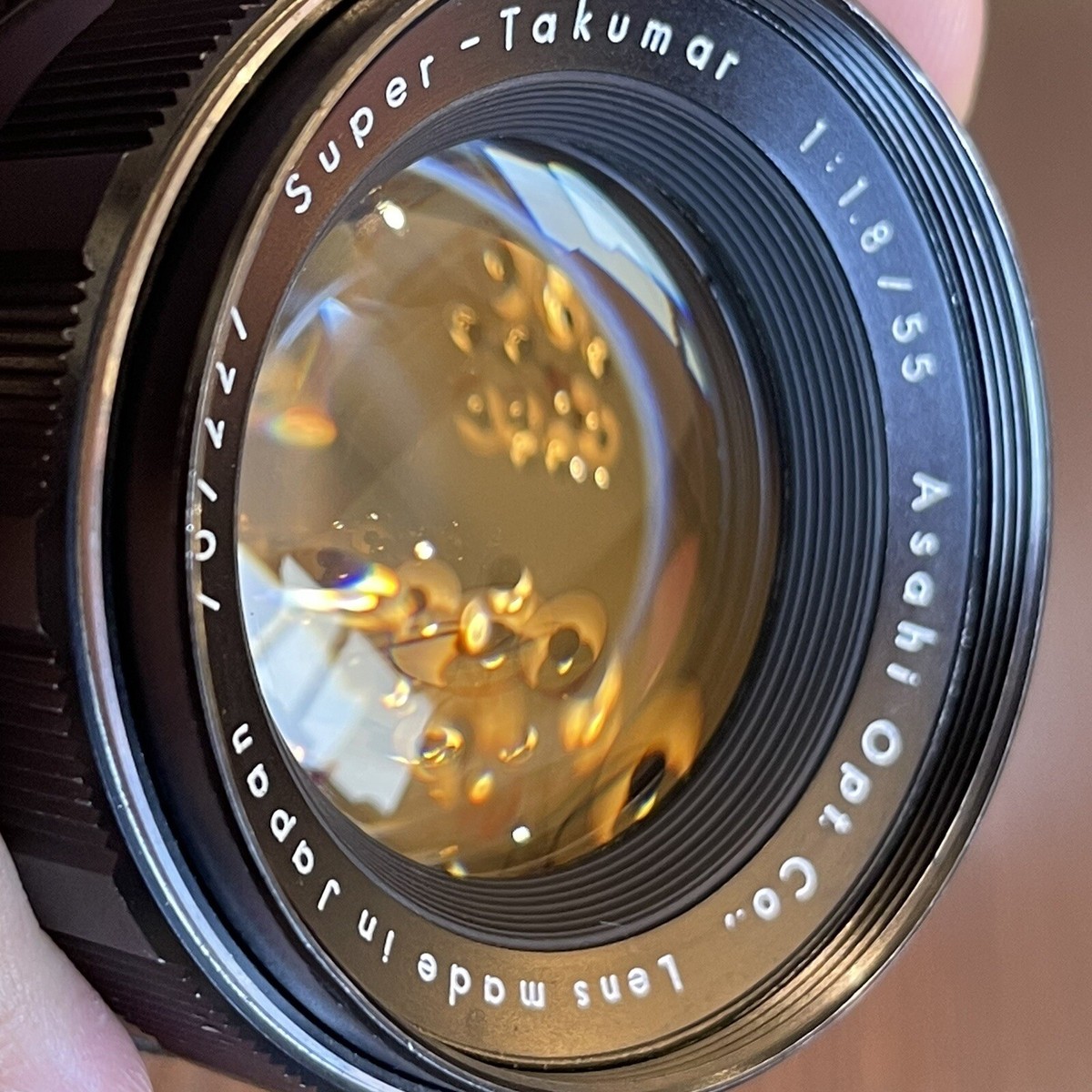 Rare Early model [Exc+3] Asahi Pentax Super-Takumar 55mm f/1.8 M42