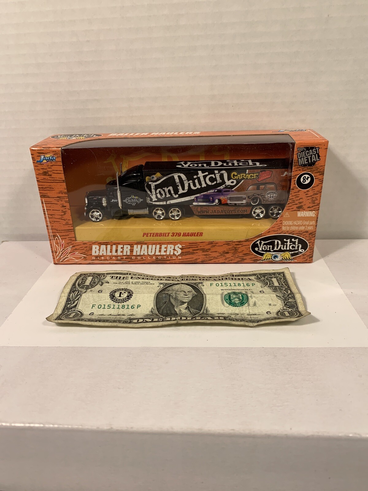 Jada Toys VON DUTCH! Baller Haulers Peterbilt 379 Hauler NEW in Box