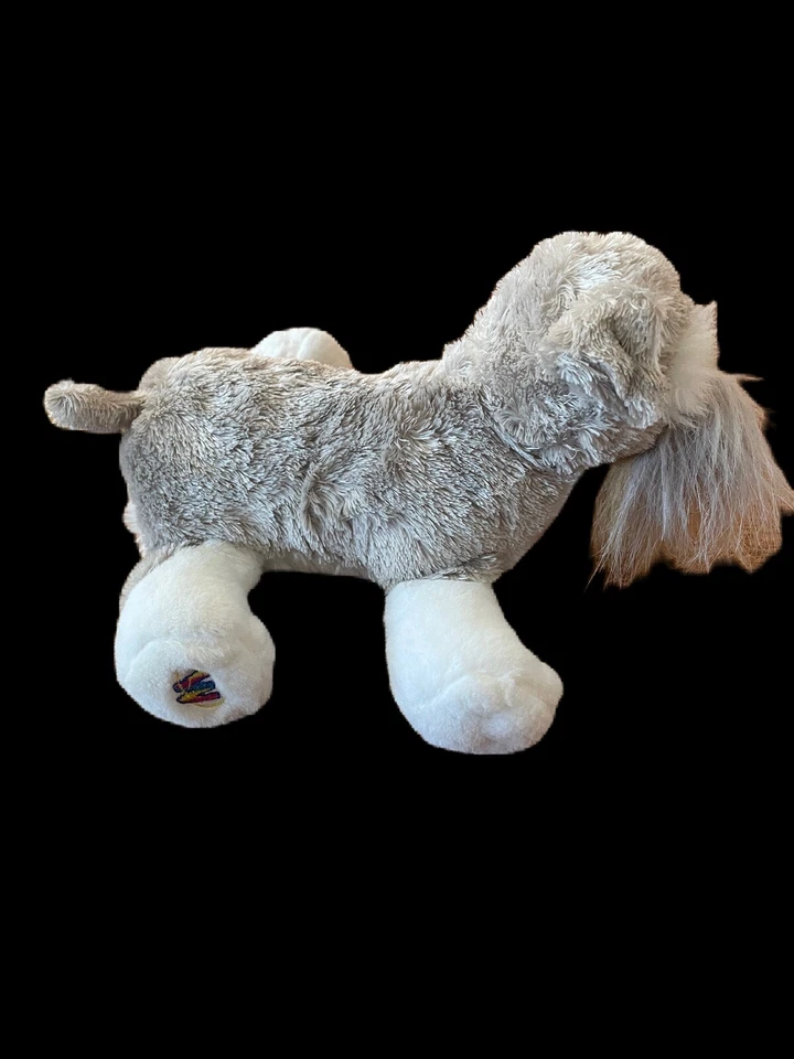 Ganz Webkinz Realistic Schnauzer Dog 8" Plush Stuffed Animal Toy NO CODE - Image 4 of 4