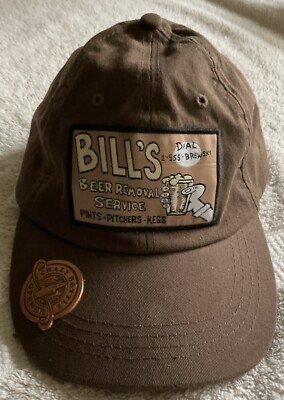 Crazy Shirts- Bill s Beer Removal Service  Brown Cap Adjustable W/Bottle Opener