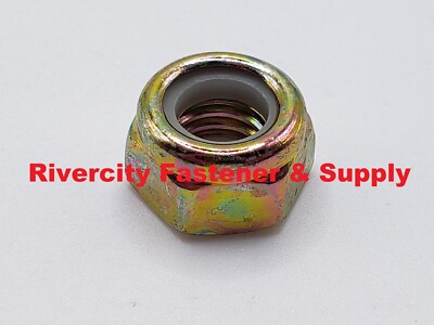 (50) M8-1.25 Coarse Thread Lock Nut 8mm Nuts With 13 Hex nylock nuts 8mm x 1.25