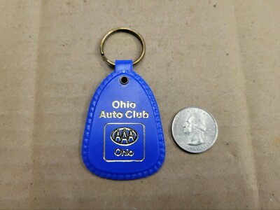 Mid Ohio Raceway Keychain Ohio Auto Club AAA Triple A Vintage Keychain Key Chain Ring Tether Loop ...