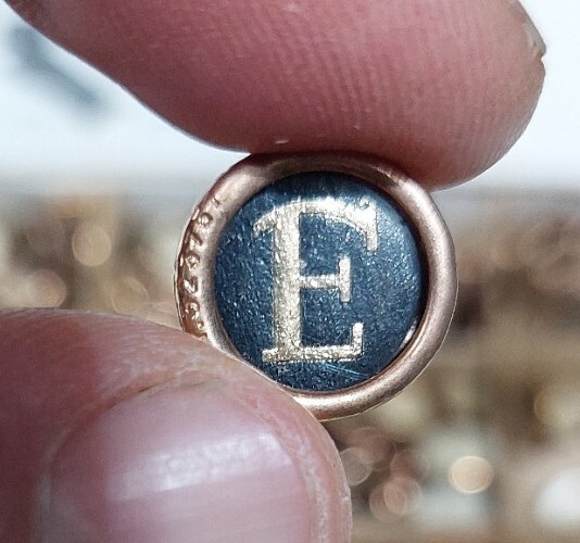 Rare 1950s Vintage Devon Leathercraft Shops Display Leather Initials