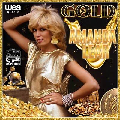 7'' AMANDA LEAR Gold / Lily Marlène german/french/engl. EURODISC F 1978 like NEW!