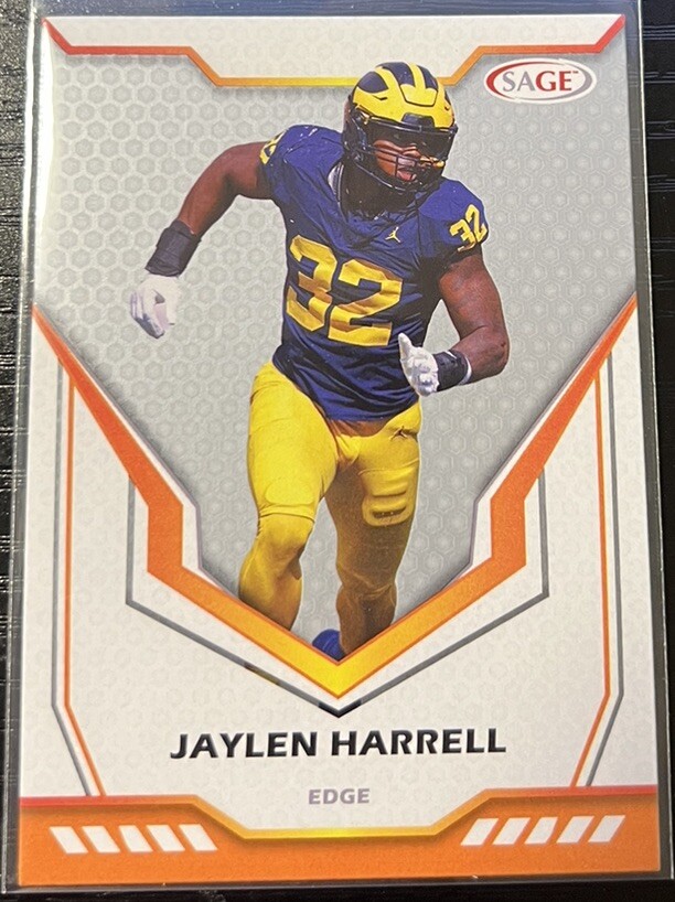 2024 Sage Football Silver Jaylen Harrell #54 Tennessee Titans