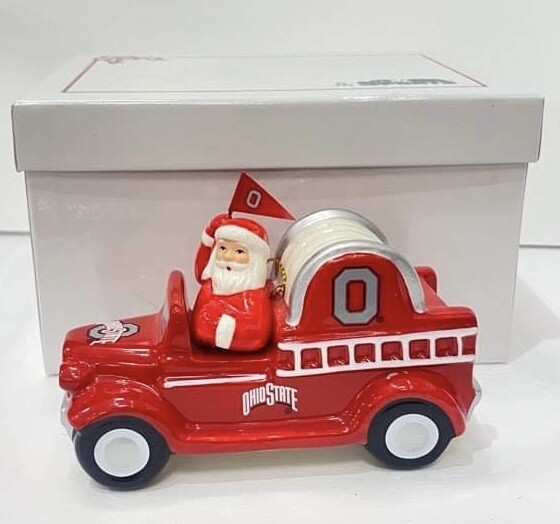 Danbury Mint Ohio State Buckeyes 2020 Fire Truck Christmas Ornament eBay