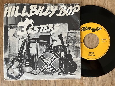 Jesters Hillbilly Bop Shes Gone 7'' Vinyl Single Blue Moon Berlin 1981 Rockabilly