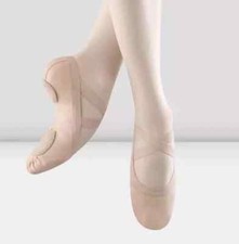 BLOCH SYNCHRONY STRETCH CANVAS PINK BALLET SHOE S0625L LADIES WOMMENS NEW