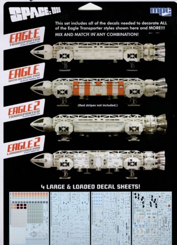 Space 1999 - 22" Eagle Transporter Paneling - 1:48 Scale Decal Set - MKA051
