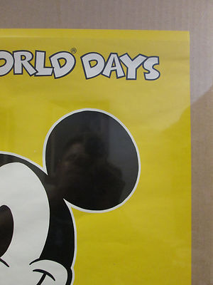 vintage 1986 Walt Disney World Days original Mickey Mouse poster 