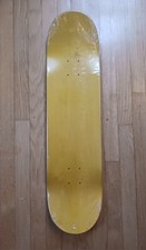 NUOVO Tactics Blank Skateboard Deck Taglia 8,25 Giallo Strato