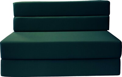 Queen Folding Foam Mattresses, Lounger Sofa Couches, Beds 6 x 60 x 80 Hunter