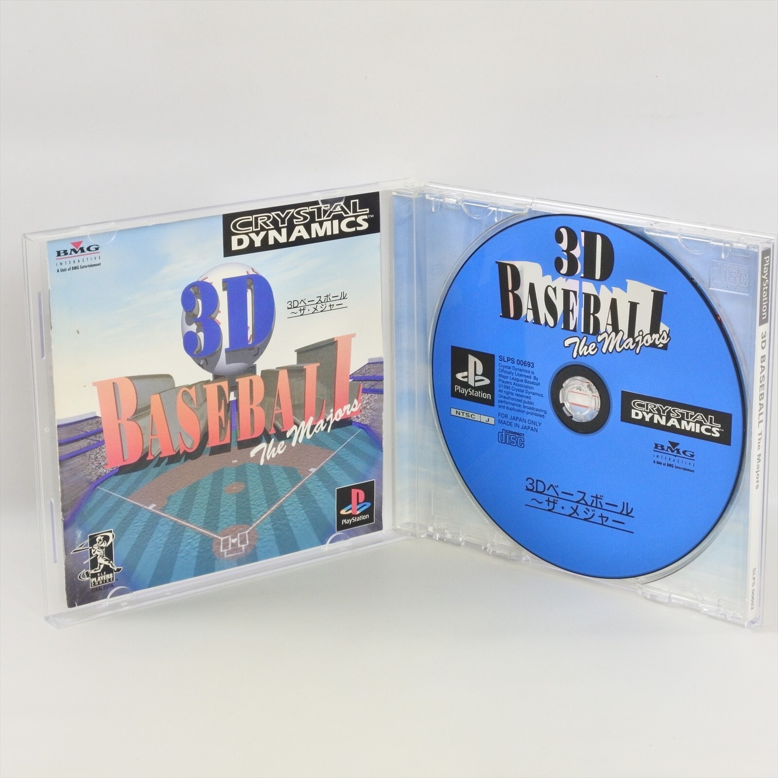 3D BASEBALL The Majors PS1 Playstation For JP System d075 p1