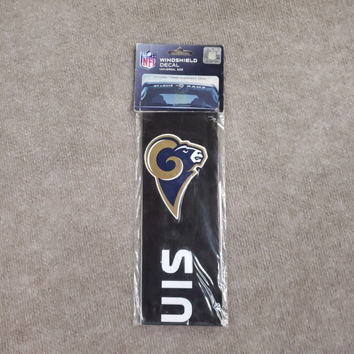 St Louis Rams Windshield Decal Logo 35x4 Window Vinyl Football - Picture 2 of 5