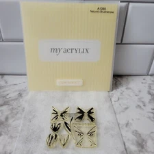 CTMH Close To My Heart Nature Brushstroke Acrylix Stamp Set A1065