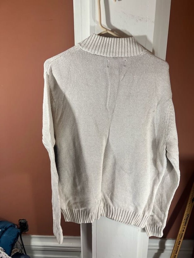 Chaps Men’s Elbow Patch Pullover Knit Sweater Moc… - image 7