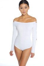 Lace Up Shoulder Bodysuit
