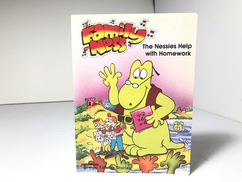 Family Ness - The Nessies Help With Homework by Peter Maddocks - Rare Kids Book