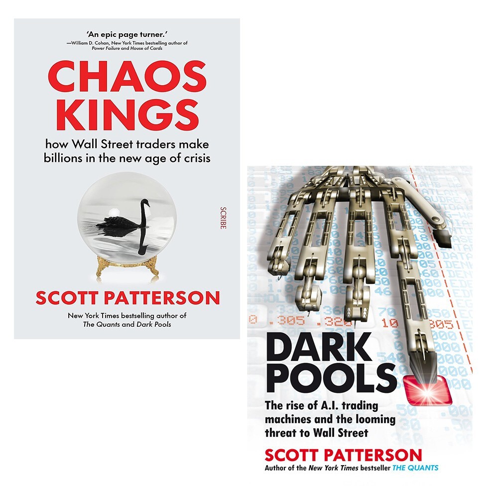 Scott Patterson Collection 2 Books Set Chaos Kings, Dark Pools Paperback NEW