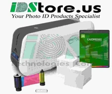 IDP Smart-51D Dual Side Photo ID Card Printer Complete Bundle