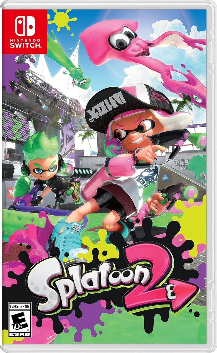 BRAND NEW Nintendo Switch SPLATOON 2 Video Game INKLING GIRL