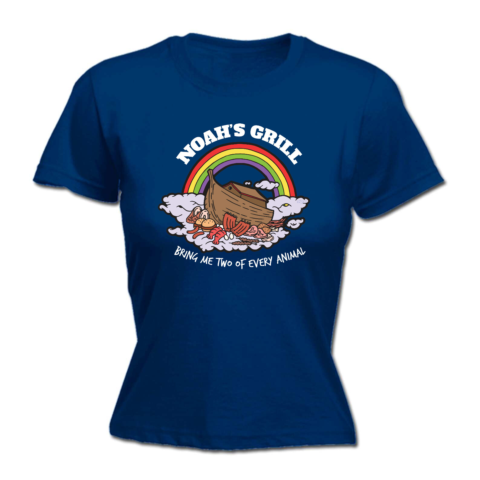 Noahs Grill - Womens T Shirt Funny T-Shirt Novelty gift tshirt