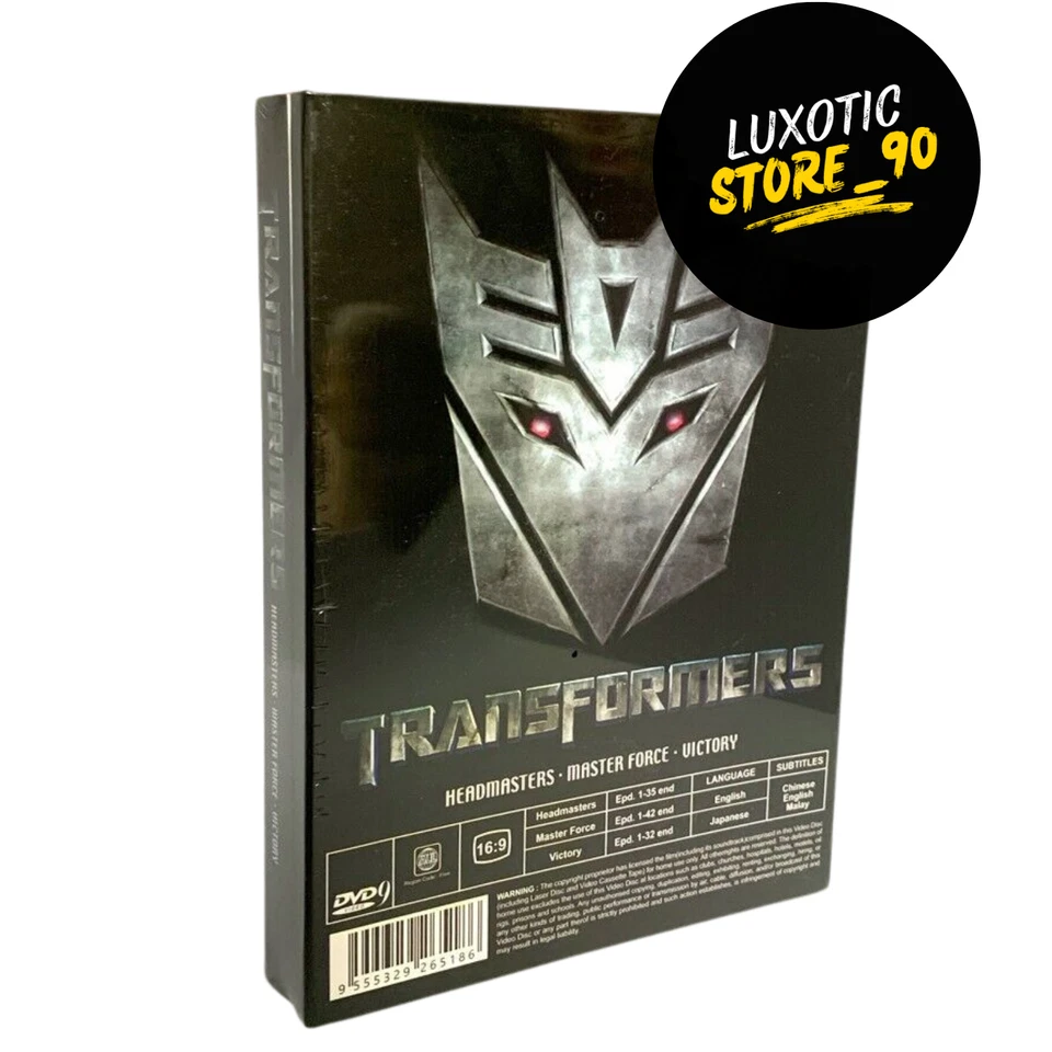 DVD Anime Transformers Headmasters Master Force Victory (Vol. 1-109 End) Eng Dub - Image 2 of 4