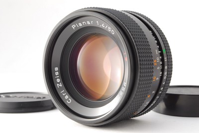 C Normal]CONTAX Carl Zeiss Planar 50mm f/1.4 T* MMJ Lens w/Caps