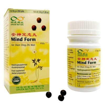 An Shen Ding Zhi Wan   Mind Form   Authentische TCM Kräuterformel   Green Nature